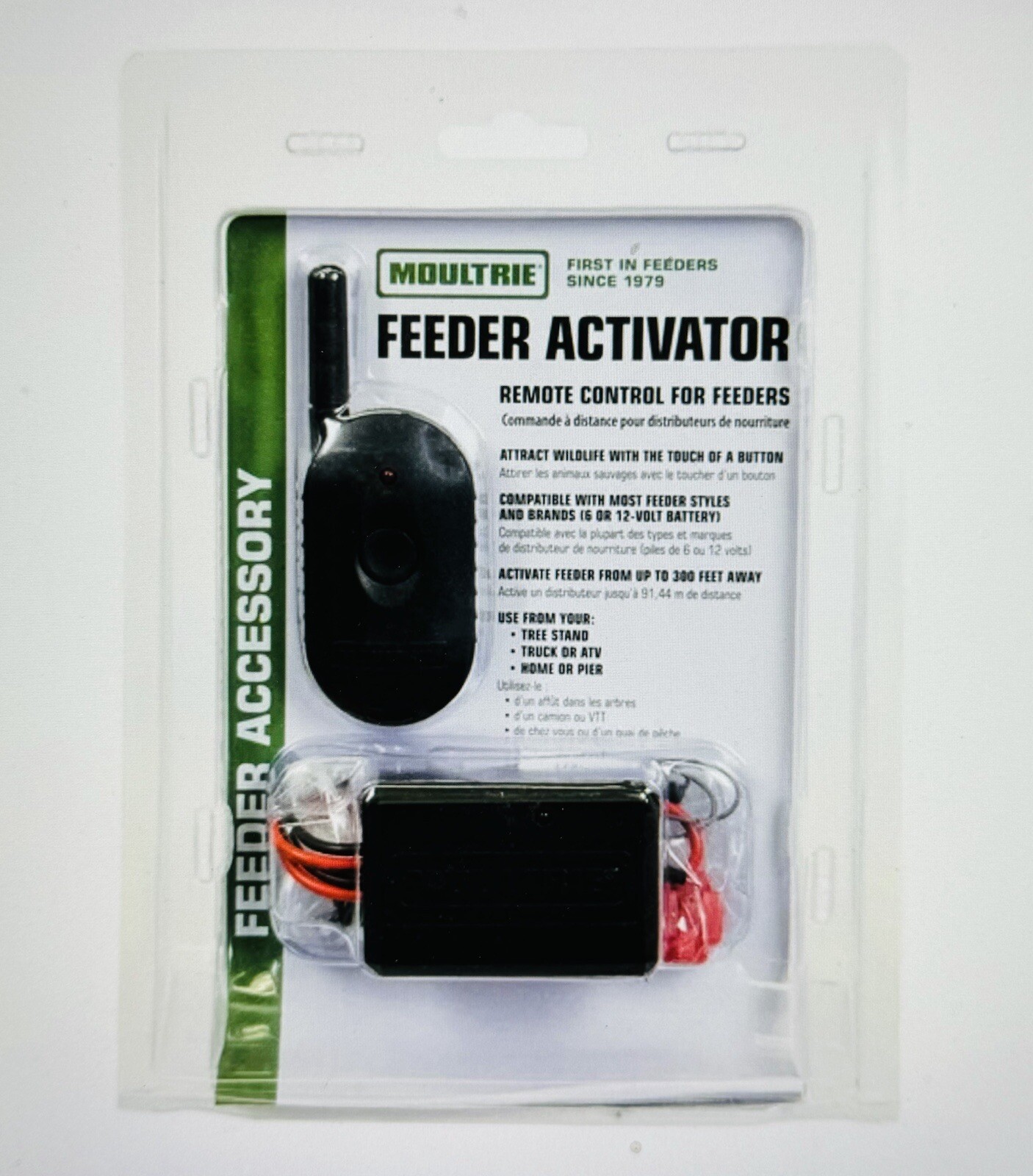 Moultrie Feeder Activator 300′ Range Remote Control For Wildlife Feeders 6V/12V