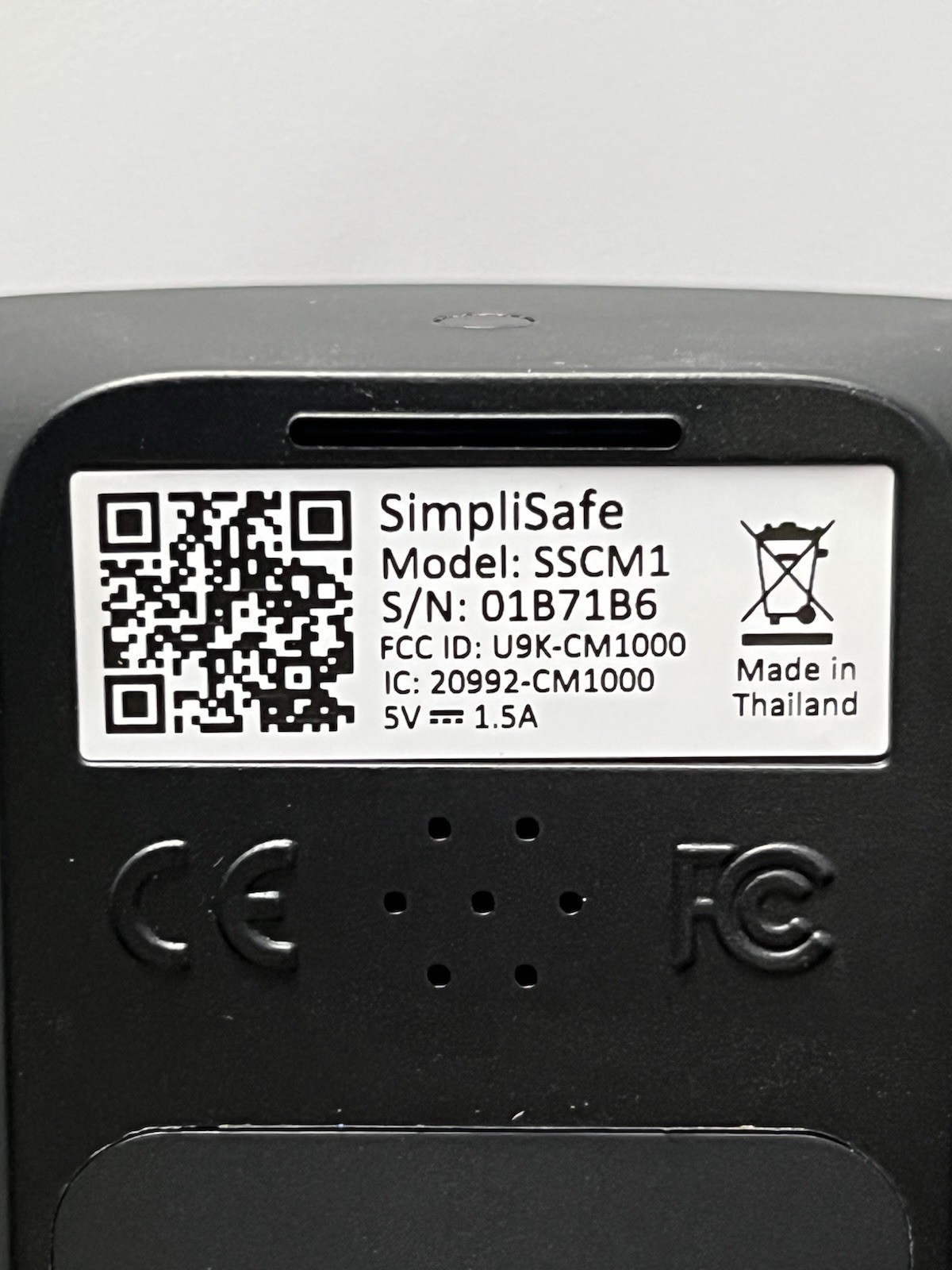 SimpliSafe SimpliCam Indoor Security Camera SSCM1 Open Box OEM WiFi Camera