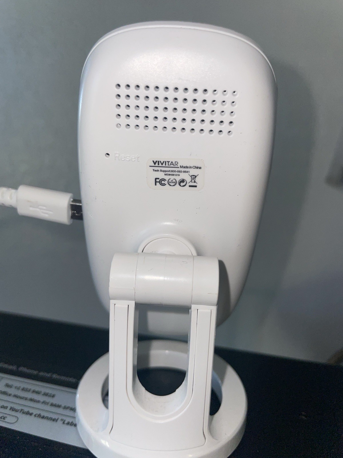 Vivitar Home Security Camera Wi-Fi Cam White IPC113-WHT Full HD 1080p Resolution