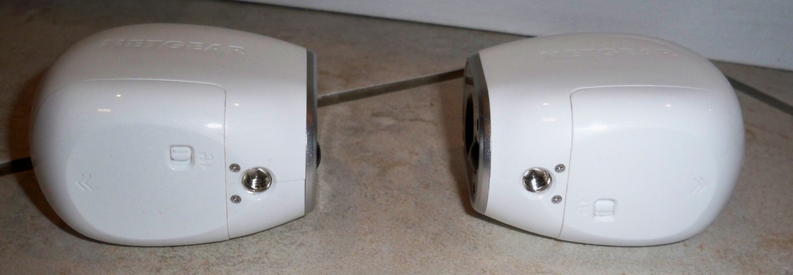 (2) Arlo NETGEAR VMC3030 Add-on HD Security Camera w/ Batteries UNTESTED