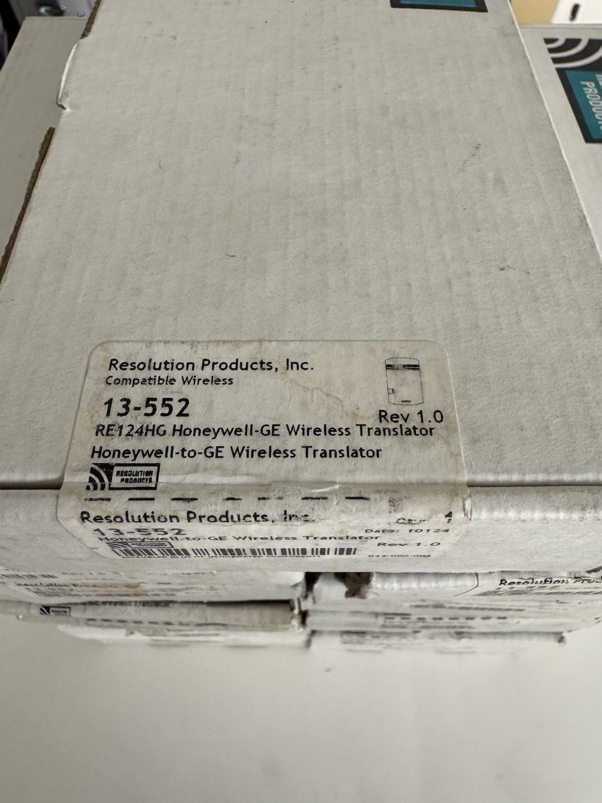 RESOLUTION PRODUCTS 13-552/ RE124HG HONEYWELL TO GE WIRELESS TRANSLATOR (13pcs)