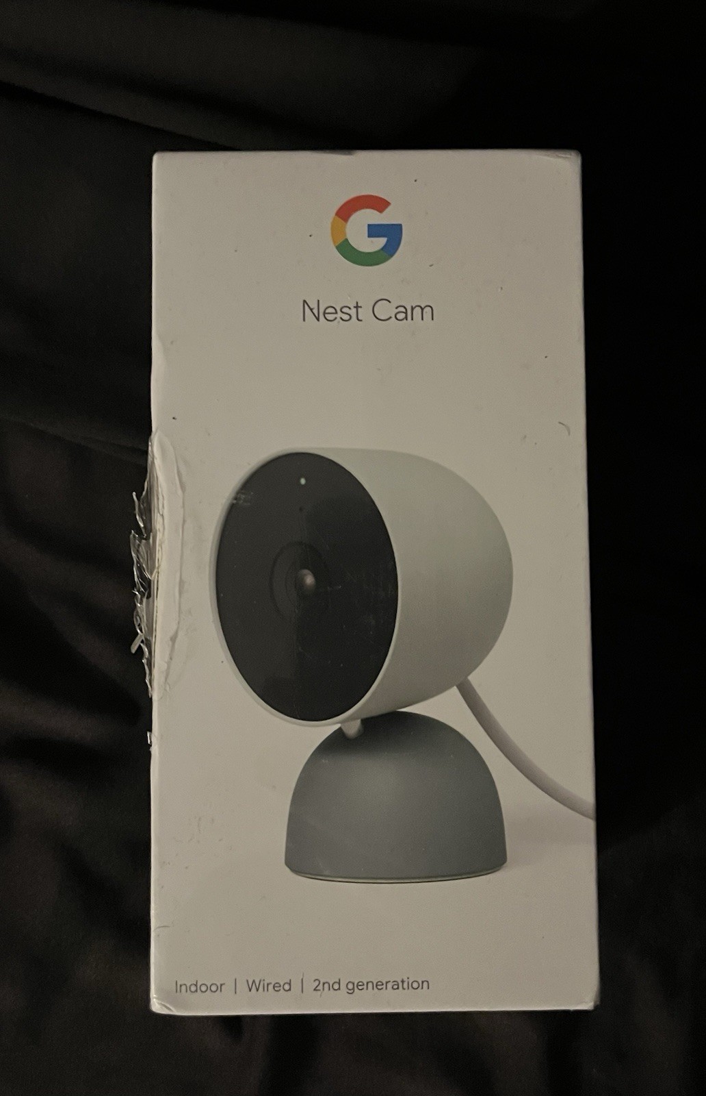 Google Nest Cam Indoor Wired 2nd Generation Google app – Fog color