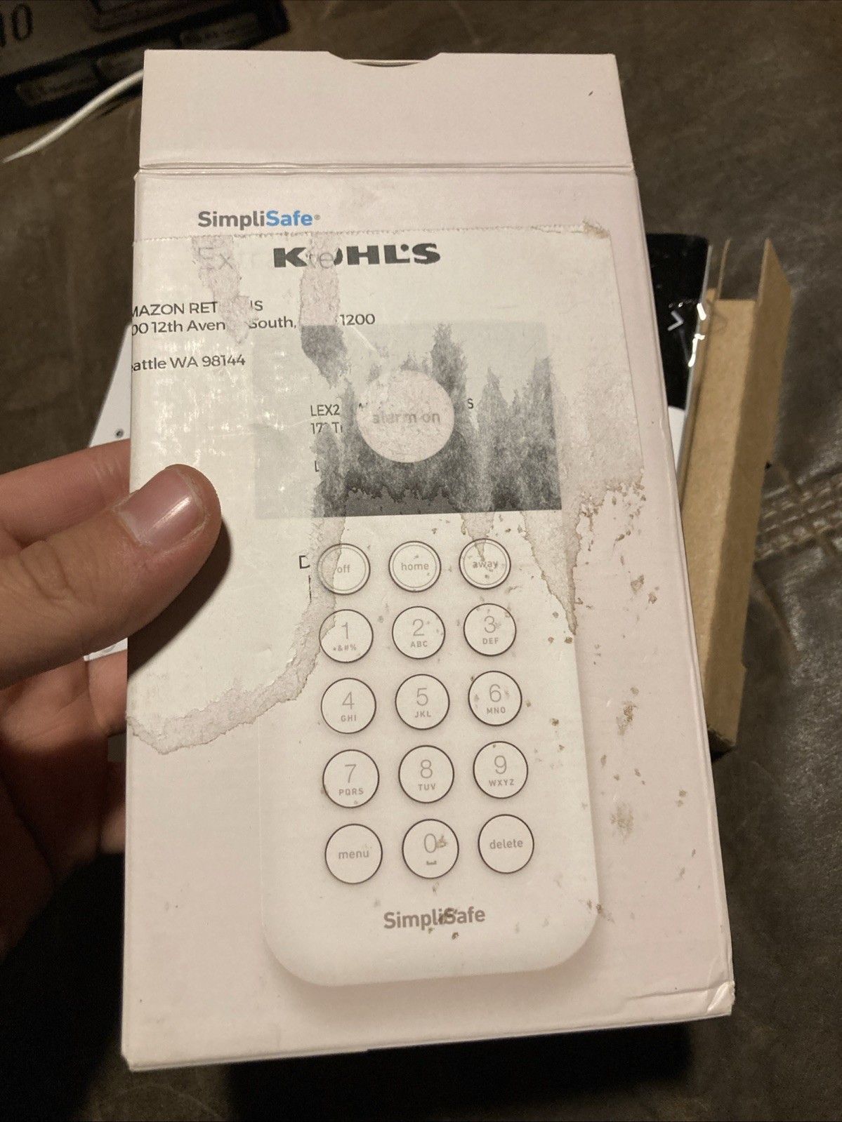 Simplisafe for security alarm system EXTRA KEYPAD KPD301 Open Box