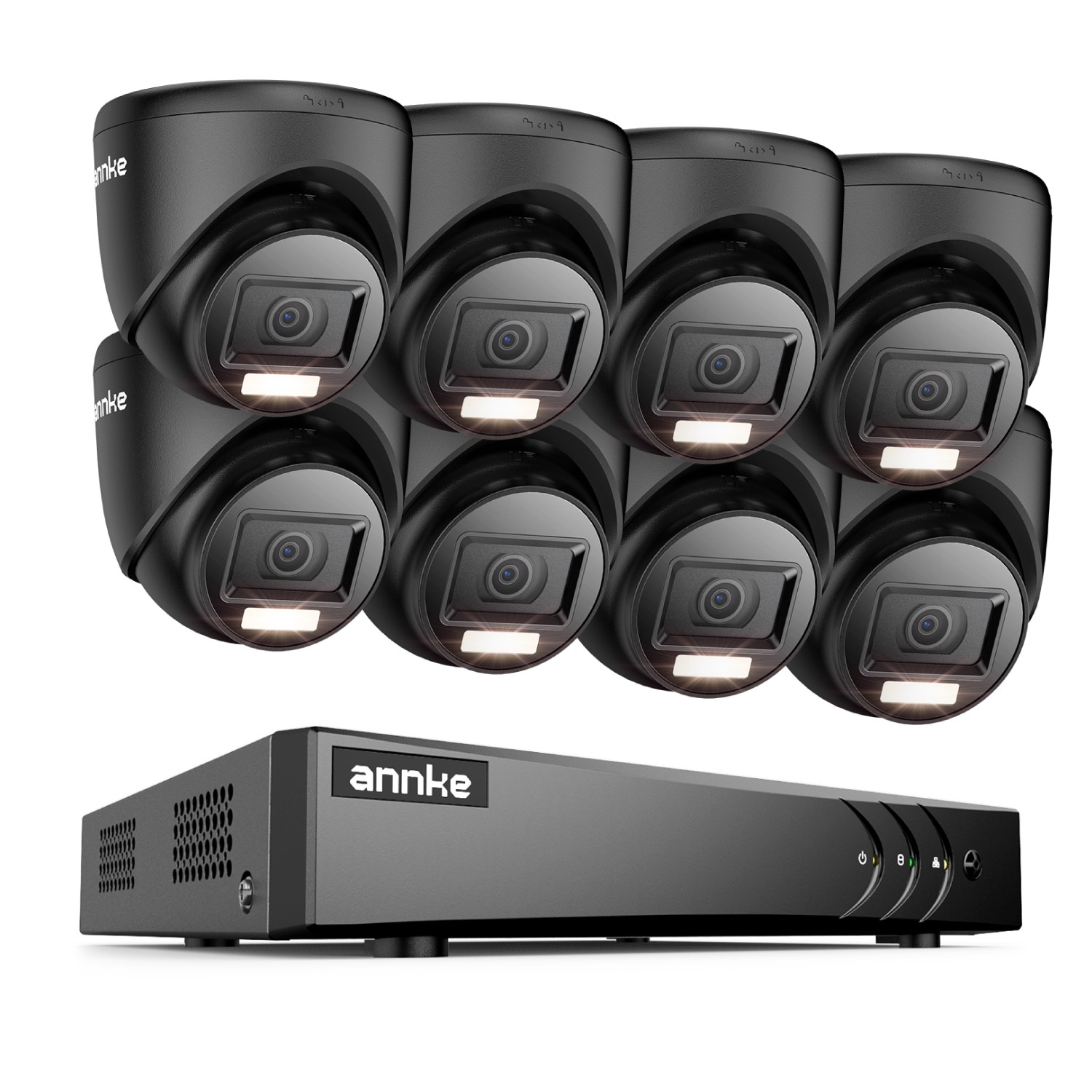 ANNKE 5MP Lite 8CH DVR CCTV 1080P Security Camera System Outdoor AI Color Night