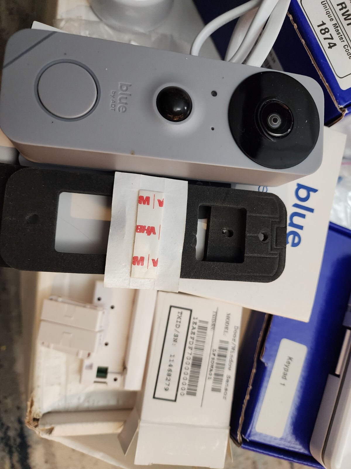 ADT Blue Complete Monitored Home Security system w/sensors & camera