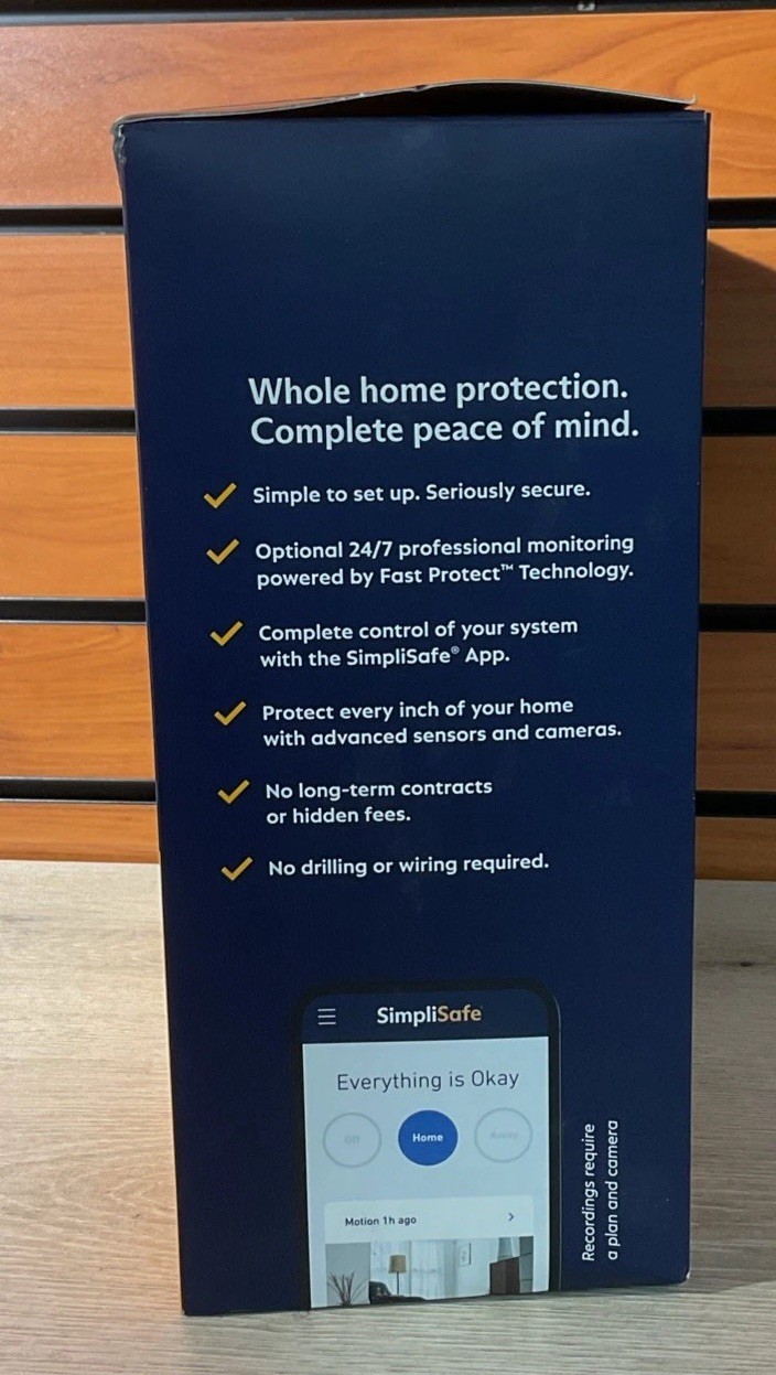 SimpliSafe 7 PIECE Indoor Security System Motion Sensor – White