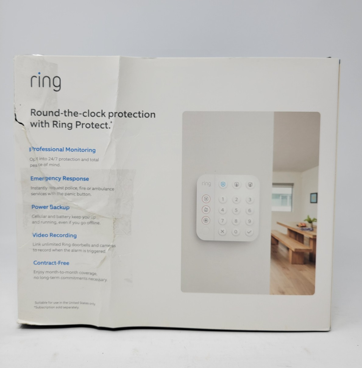 Ring Alarm Home Security Kit Complete 8-Piece System NOB