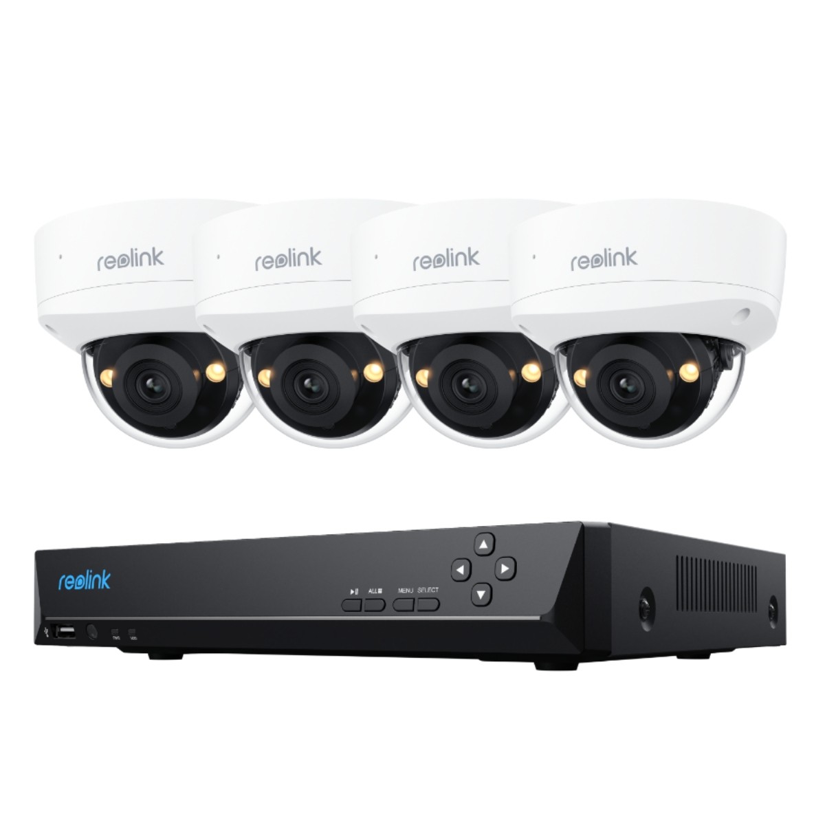 Reolink RLK8-800V4 4K Outdoor IK10 PoE Surveillance System with Smart Detection