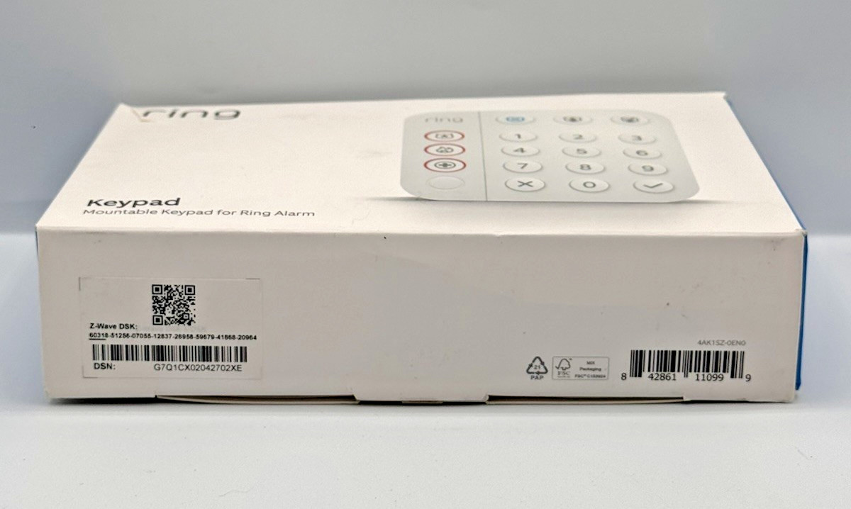 Ring Keypad 2nd Gen for Ring Alarm Wireless Home Security Systems
