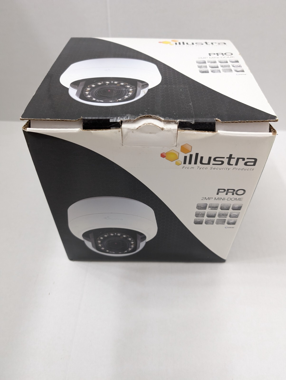 Illustra Pro 2 IPS02D2ISBIT 2MP IR Indoor Blk Mini-Dome Camera 3-9mm Smoked Lens