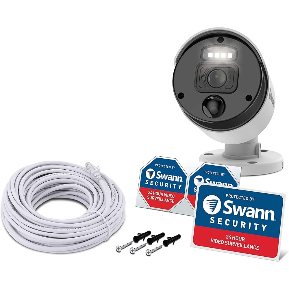 Swann Master-Series Add-on 4K Upscale Night2Day Bullet Security Camera 875WLB