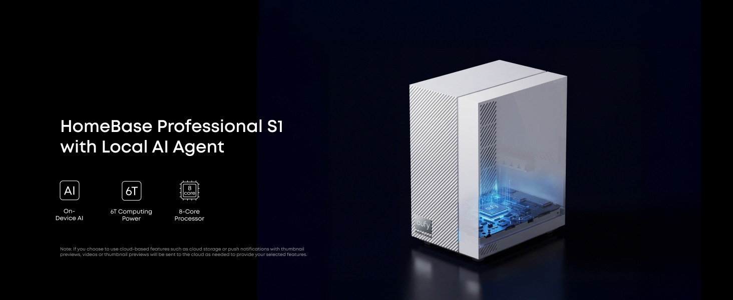 eufy HomeBase Pro S1 4G Backup 24hr Battery No Fee 32GB+16TB