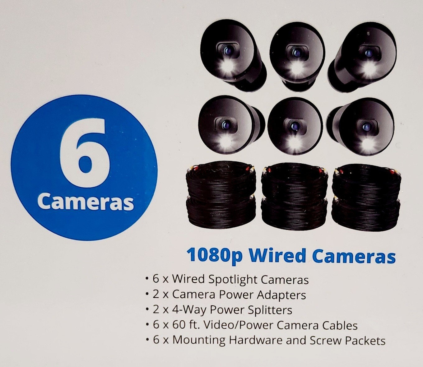 Night Owl 12 Channel DVR Security System with 6 Wired 1080p HD Spotlight Cameras