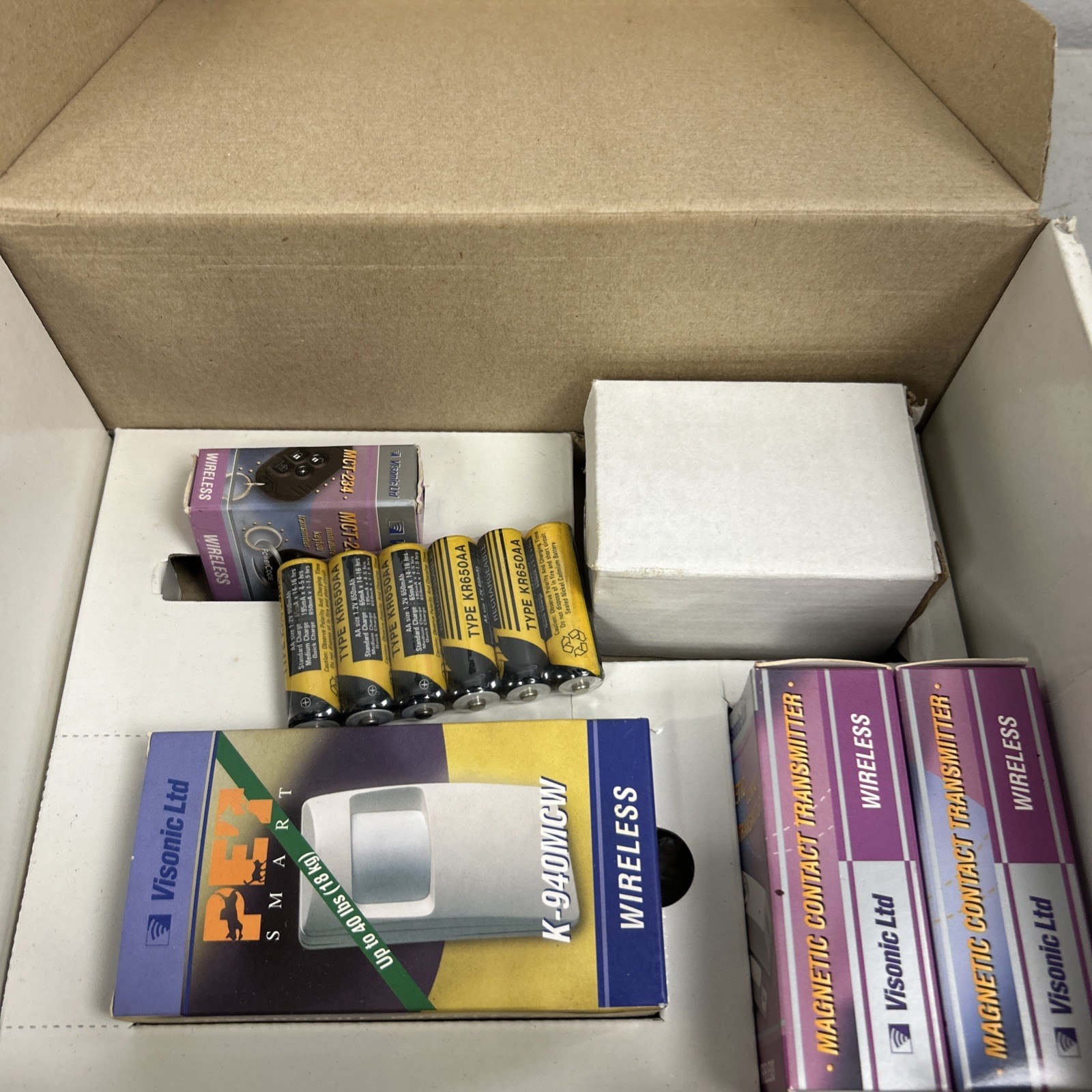 Visonic PowerMax+ Wireless Home Security Alarm System Complete Kit w/ MCT-234