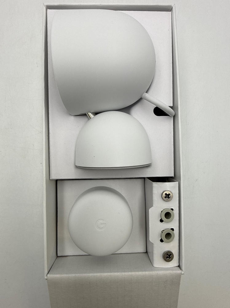 Google indoor Nest Security Cam 1080p (Wired) – 2nd Generation – Snow