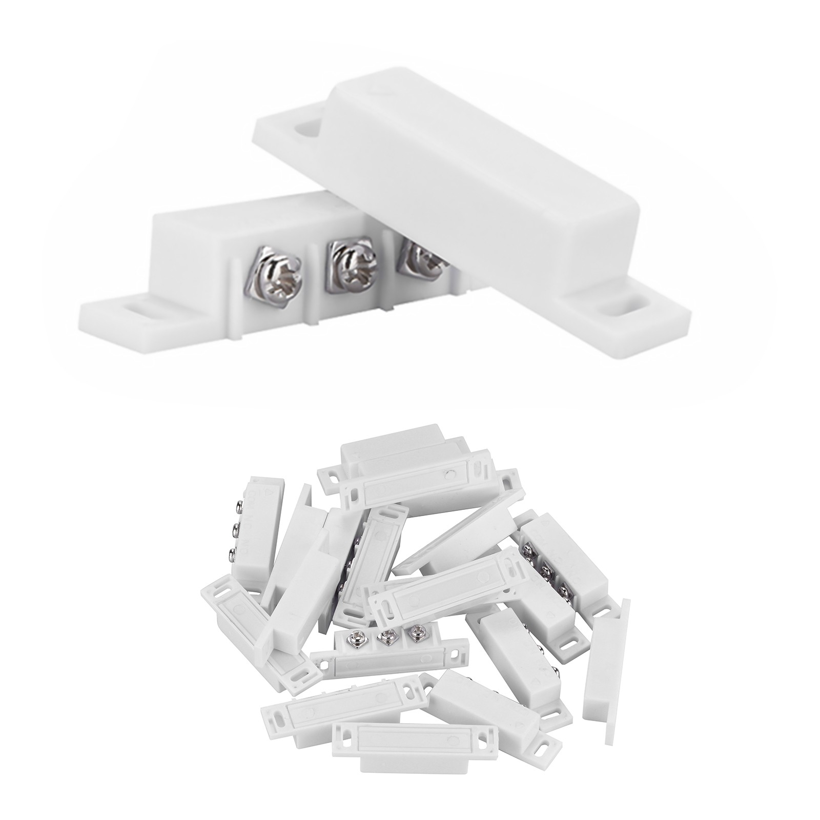 10X ABS 31B For Security Magnetic Reed Switch NC NO Combined Door Contact Sensor