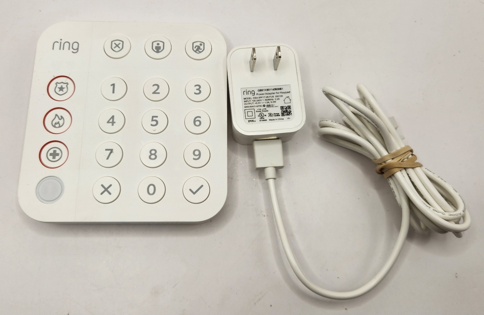Ring Keypad 5AT2S7 (2nd Gen) White Z-Wave Plus