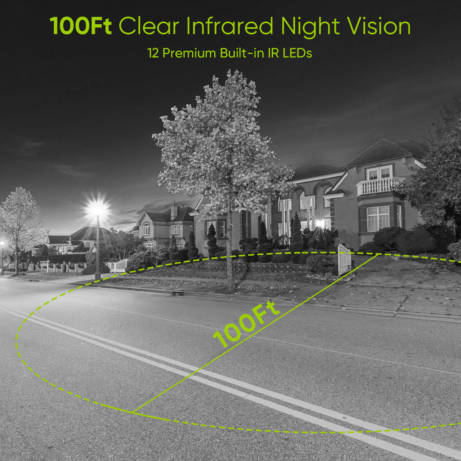 SANNCE HD 5MP CCTV System Security Camera 5in1 8CH DVR Outdoor EXIR Night Vision