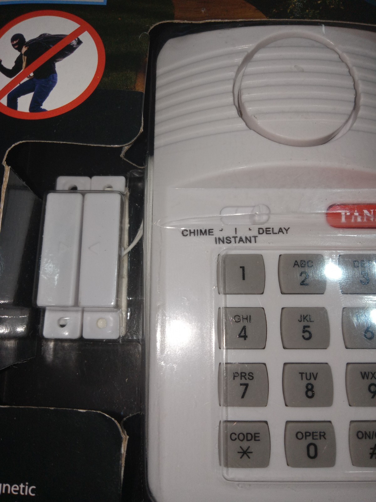 Secure Pro Keypad Alarm System Wireless 110db Alarm System With 3 Settings