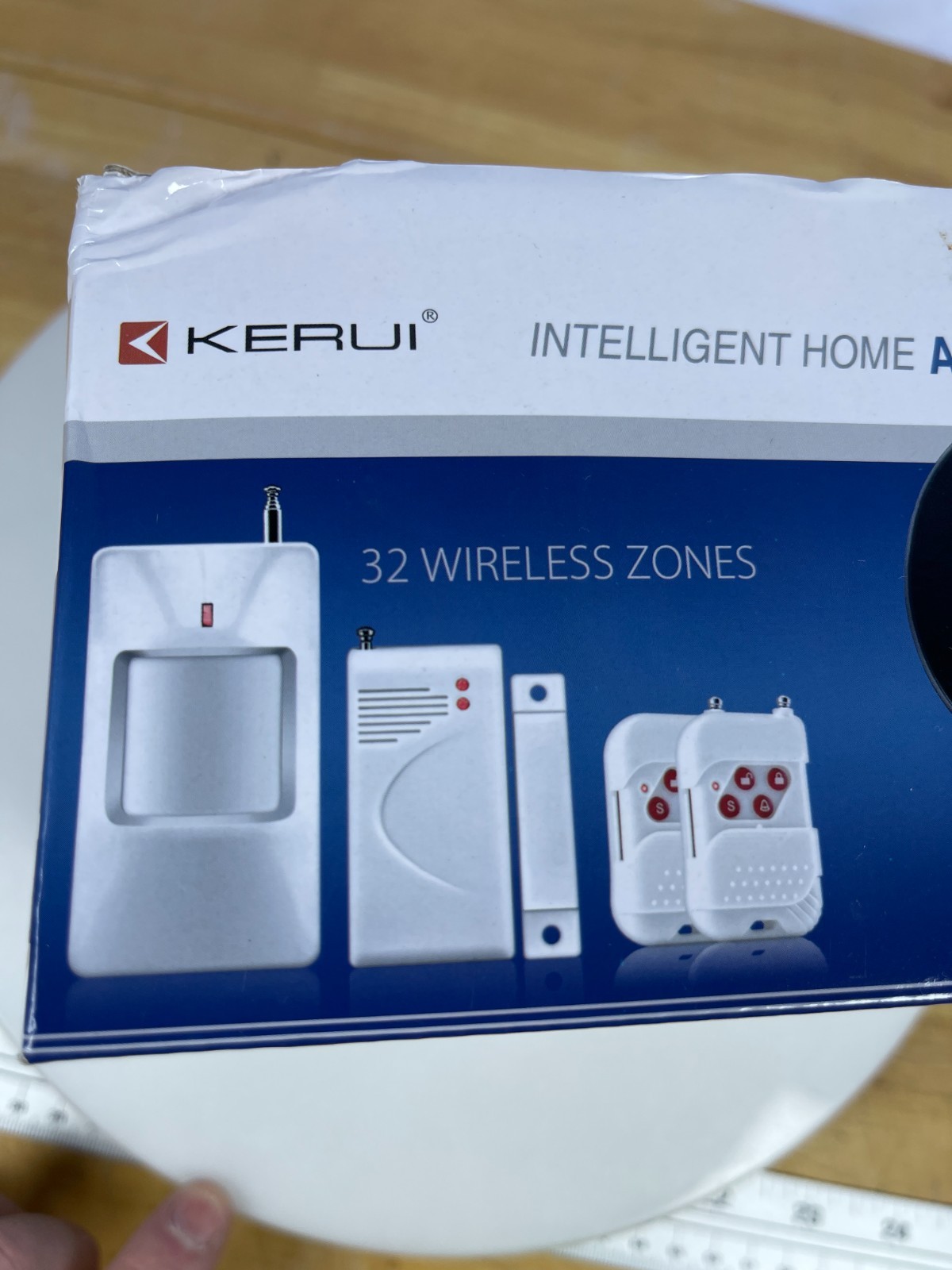KERUI 32 Zone Wireless Home Alarm System Kit w/Siren PIR Sensors