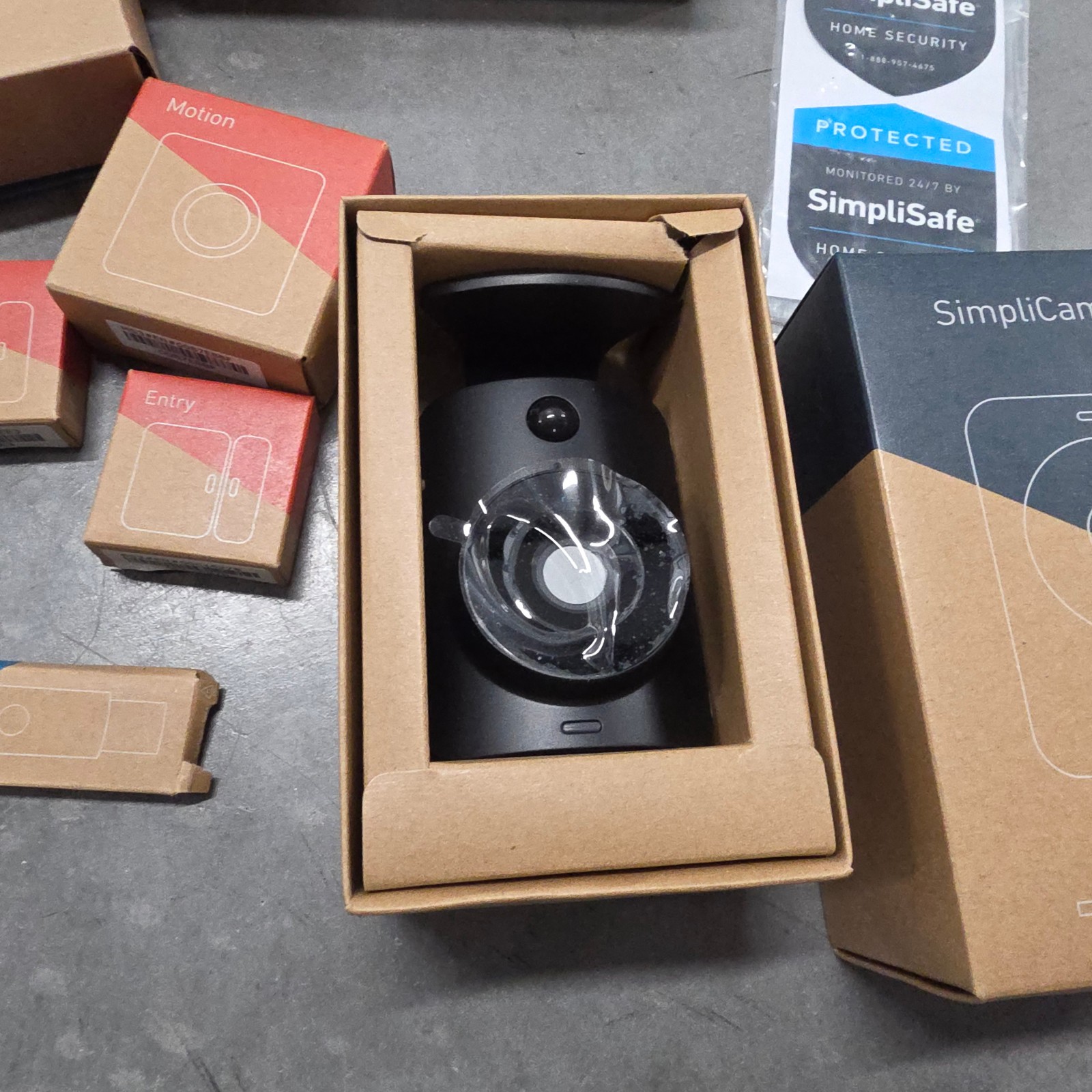 SimpliSafe Home Security System Lot Entry Cam Motion/Entry Sensor Keypad 10pc