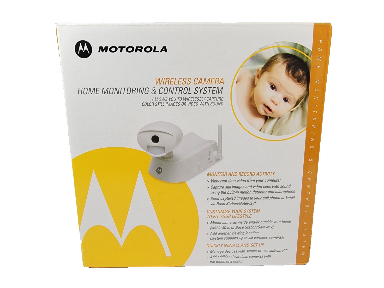 Motorola Wireless Camera Home Monitoring System HMWL1010