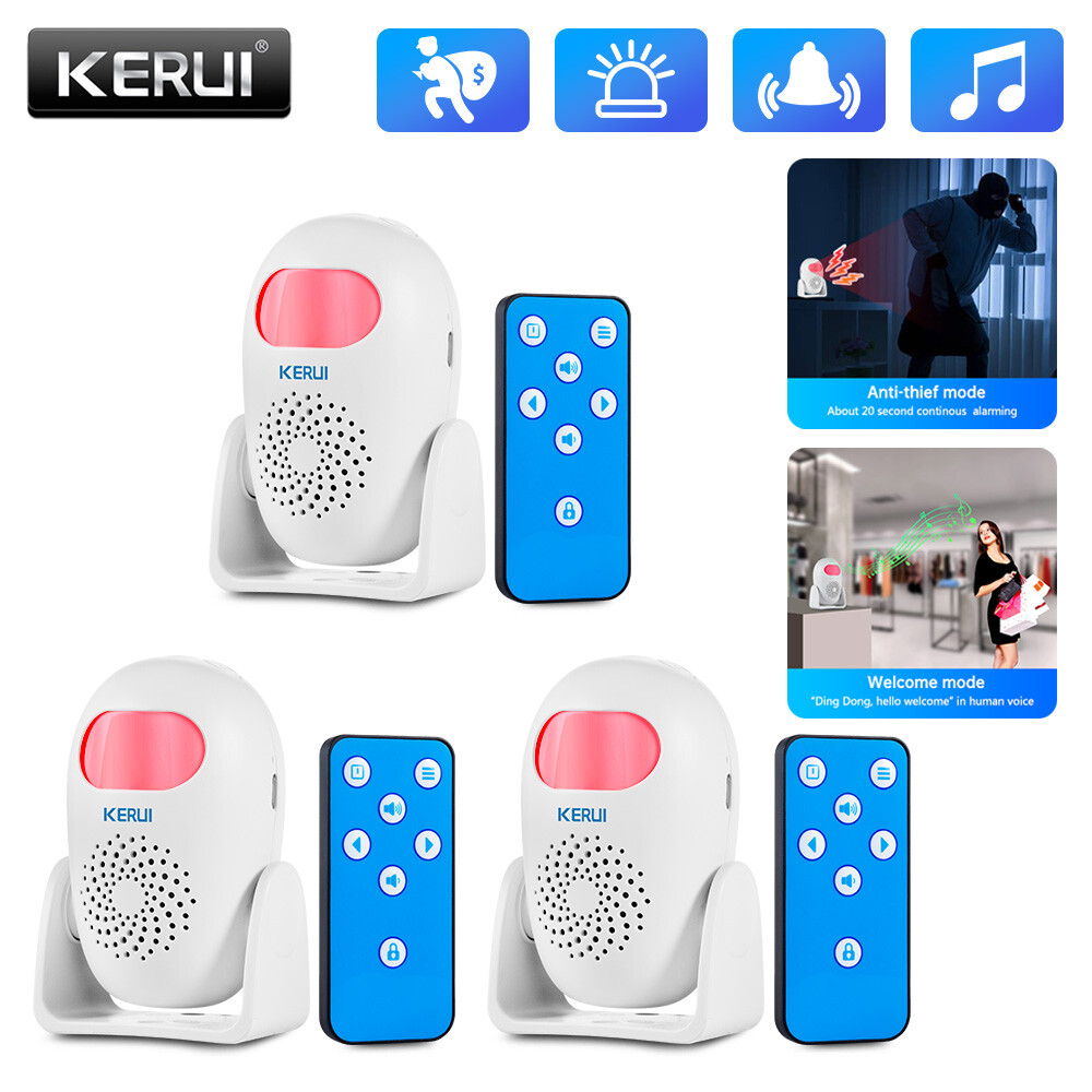 New Home Security Welcome Entry Doorbell Wireless Alarm Motion Sensor Detector