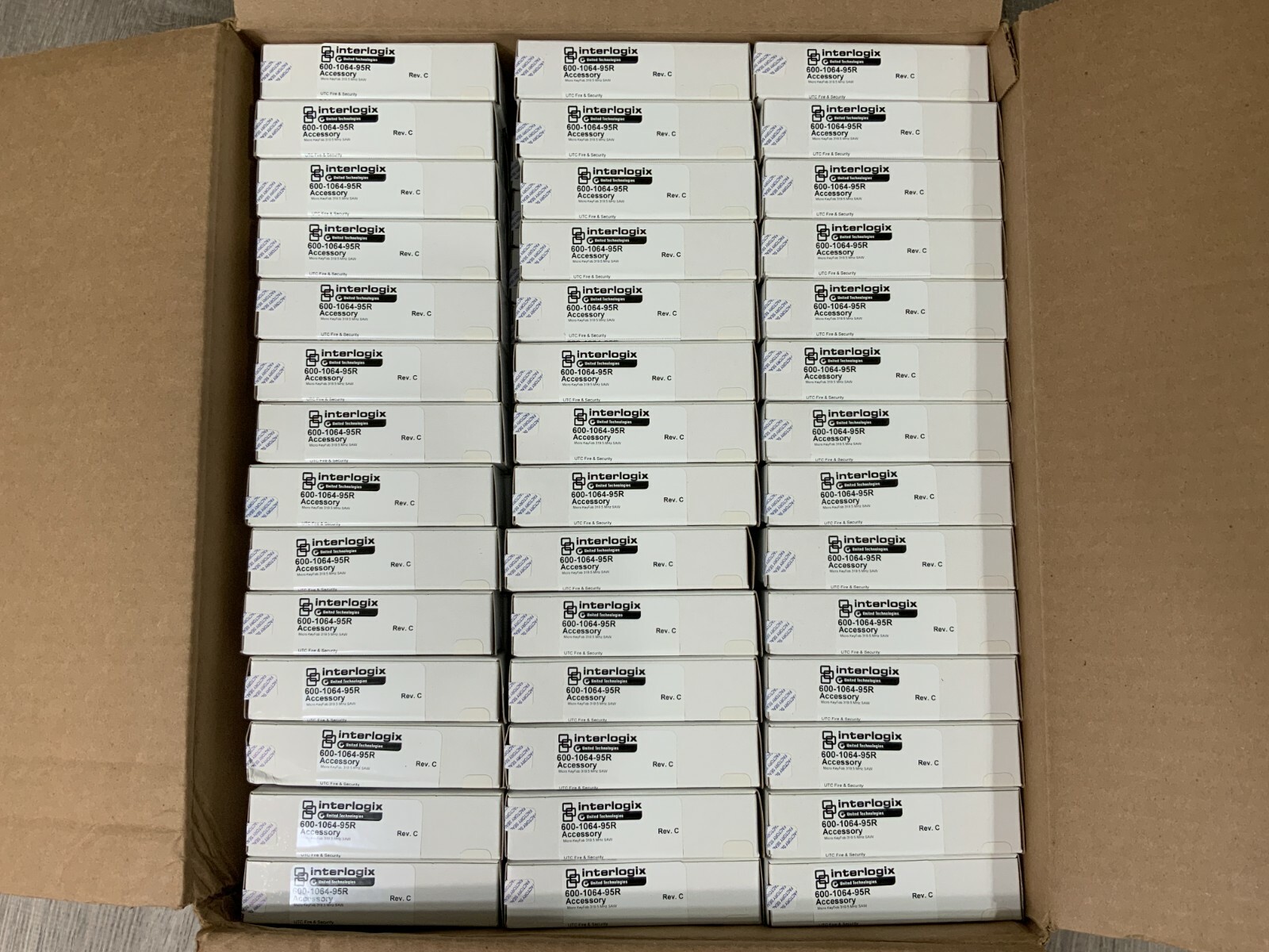 Lot of 210 600-1064-95R Interlogix Micro KeyFob