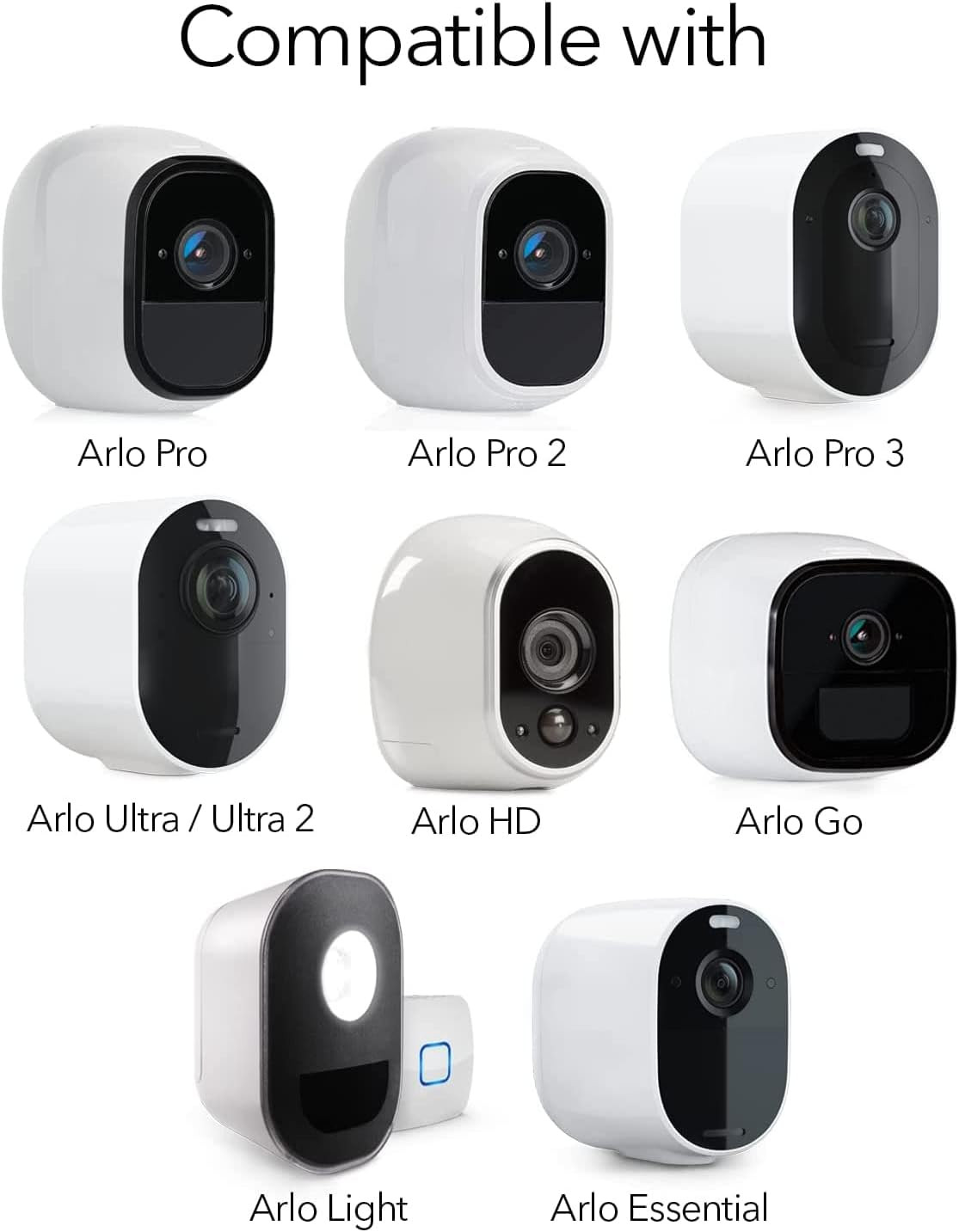 Security Wall Mount for Arlo Pro, Arlo Pro 2, Arlo Ultra, Arlo Pro 3, Arlo Go,