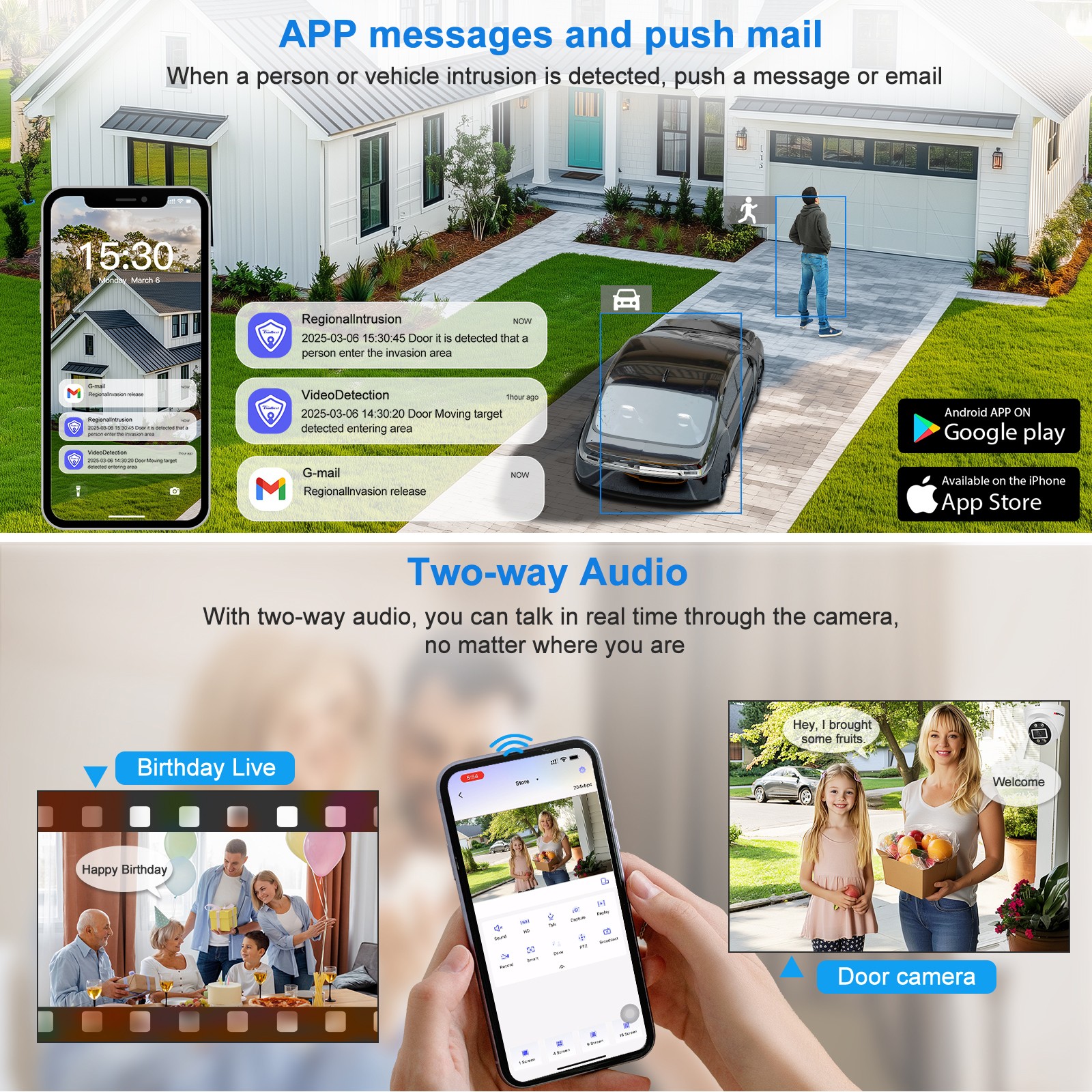 Home security System 4/8 pcs 4MP POE Camera 4K 16CH NVR POE Security System