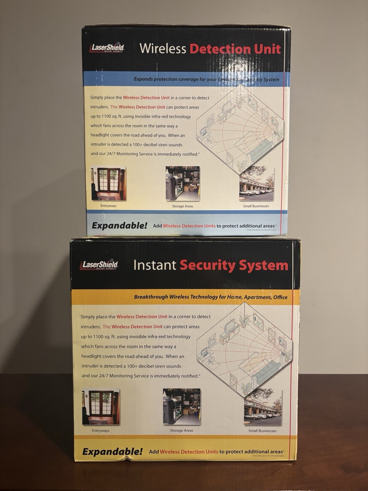LaserShield Instant Security System + Wireless Detection Unit ~ Brand New ?