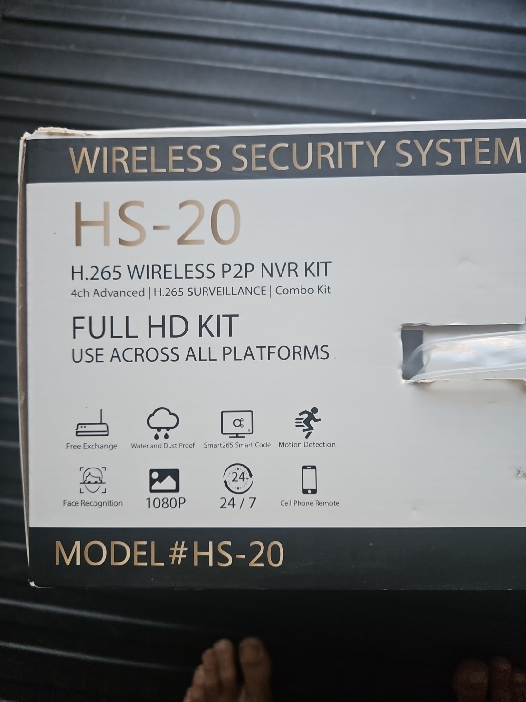 Helios Hi-Fi HS-20 Home Security System 4 Cameras & Receiver NIB HD wireless kit