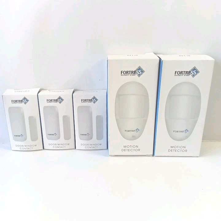 Fortress S03 WiFi Home Security Alarm System Siren Door Window Sensors Keyfobs