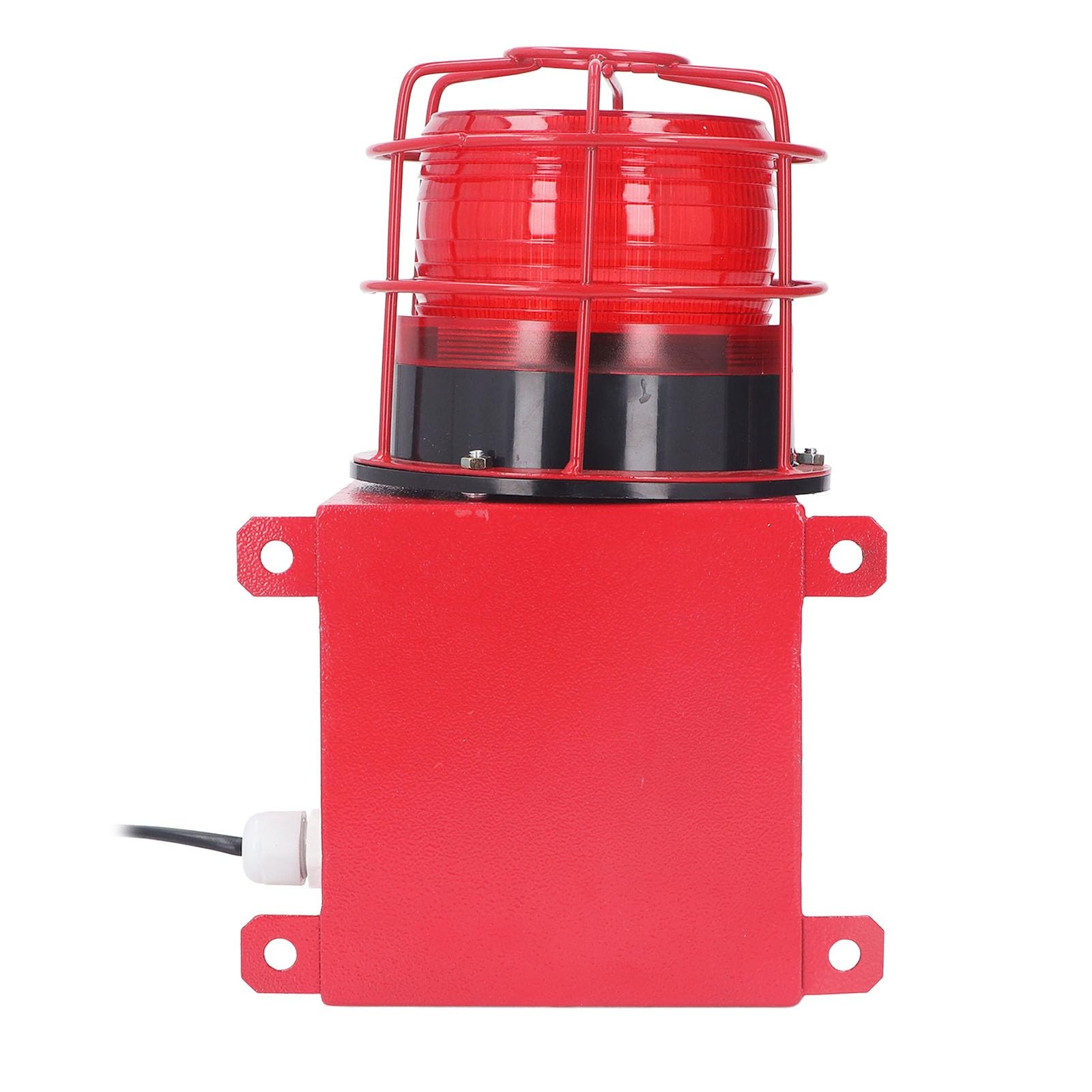 115db Sound Industrial Audible Visual Alarm with IP65 LED Strobe, Wall Mounti…