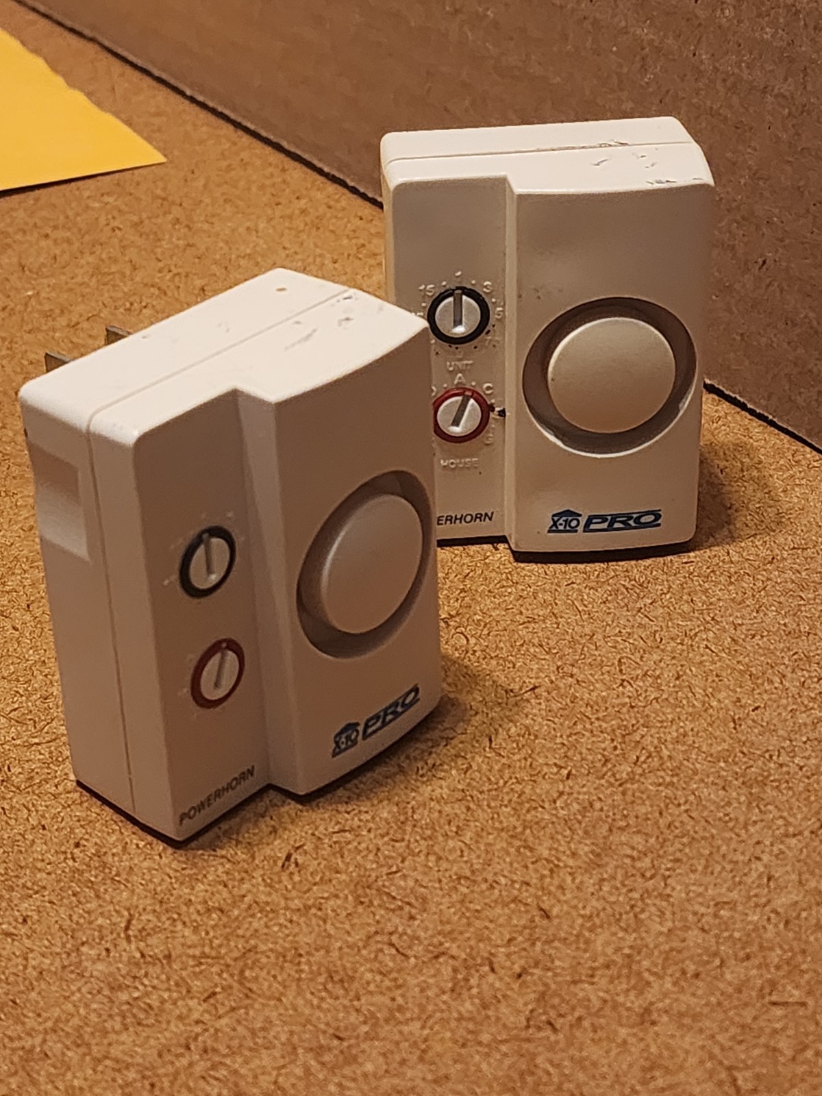 LOT OF 2 X-10 PRO POWERHORN PSH02 REMOTE SIREN HOME SECURITY FREE SHIPPING – 2PK