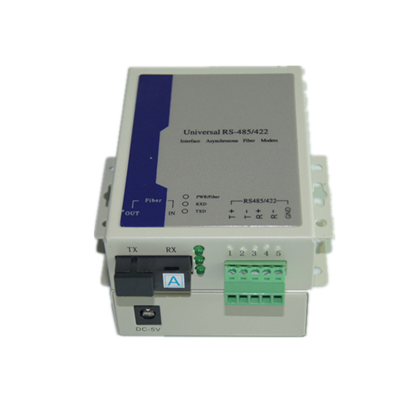 Universal Bidirectional RS485 data over Fiber Optic Converter Extender 1Pair