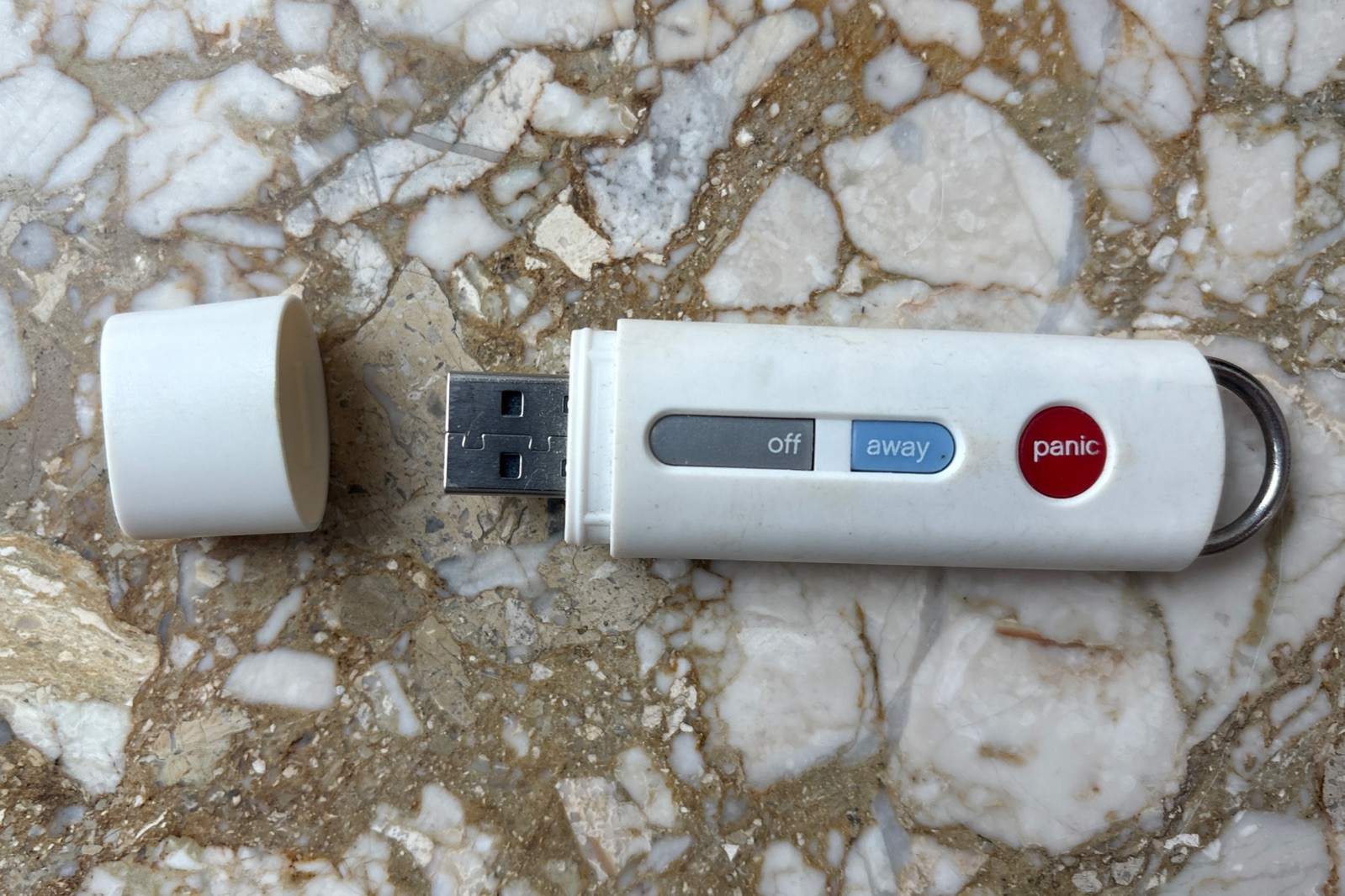 SimpliSafe Security System Keychain Remote Fob USB