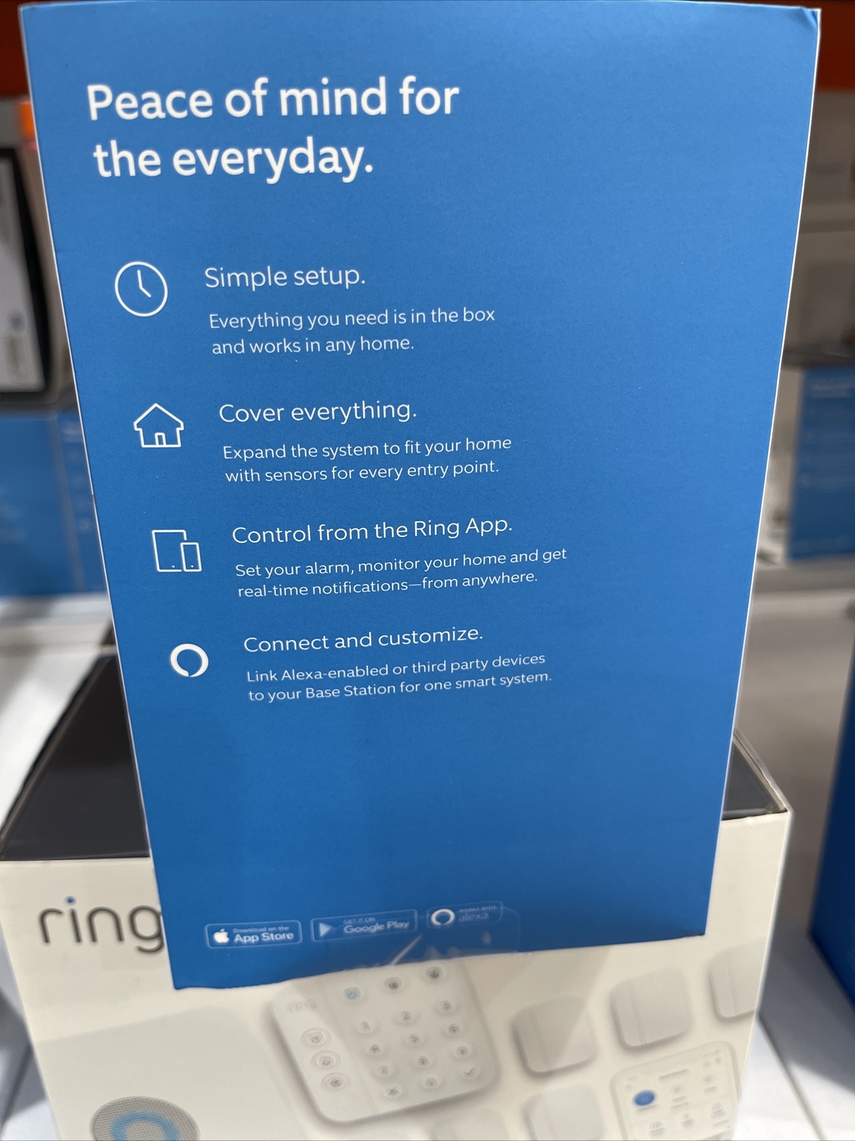 Ring Alarm Complete System Wireless Indoor 10 Piece Security Kit 2nd Generation.