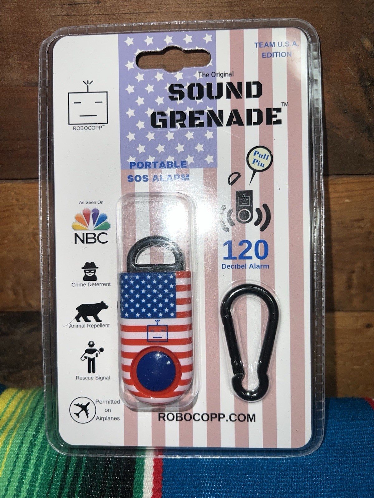 Robocopp Original Sound Grenade 120 Decibel Portable Alarm