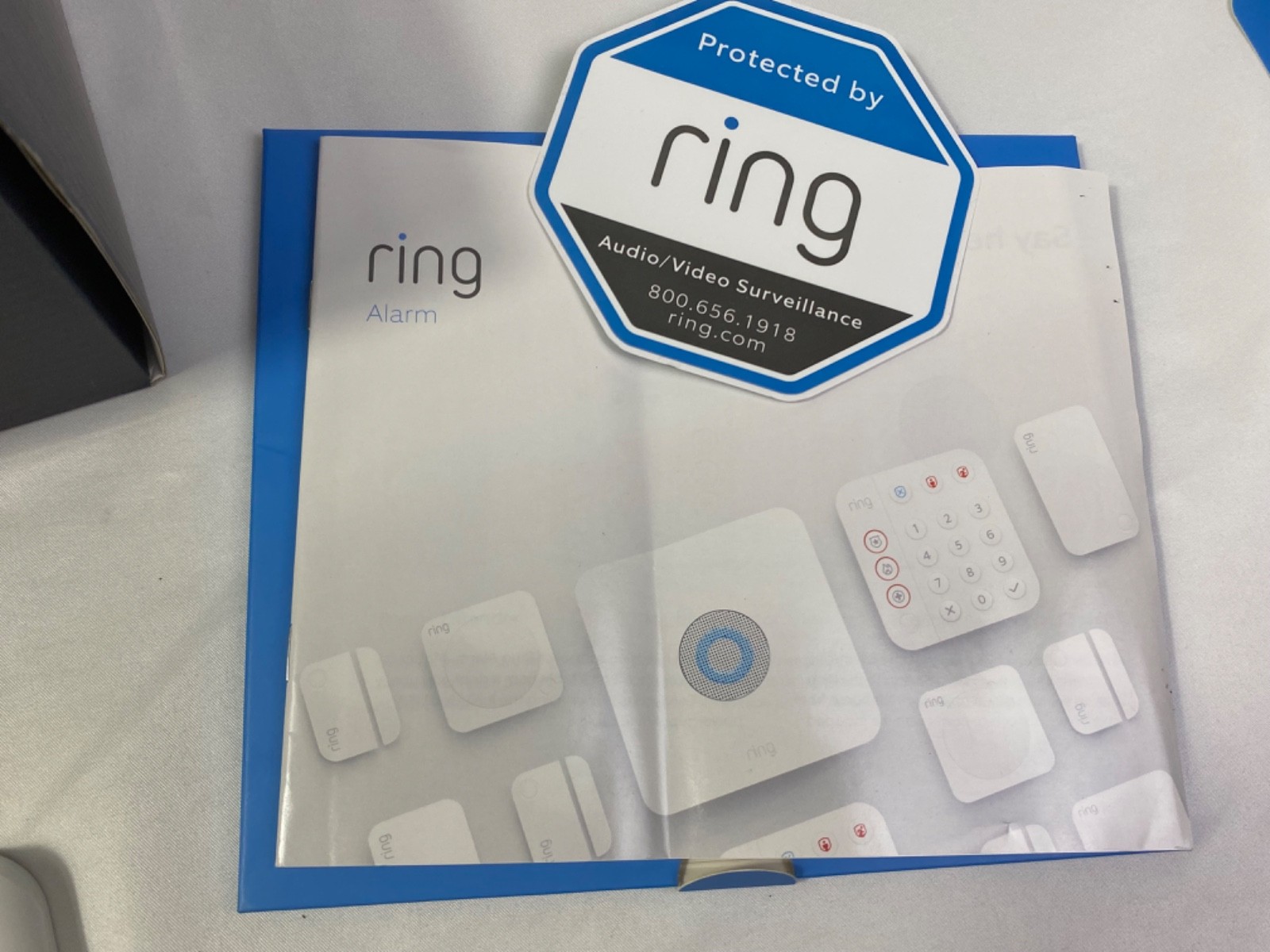 Ring ZWAVE PLUS 2nd Gen Base Station for Wireless Home Security Systems 4HB1U9