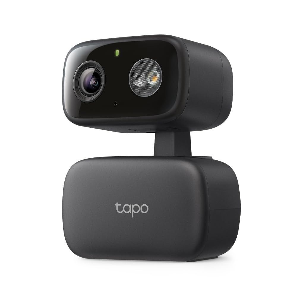 1080P Indoor Pan/Tilt Security Camera – Night Vision, 2-Way Audio, Black