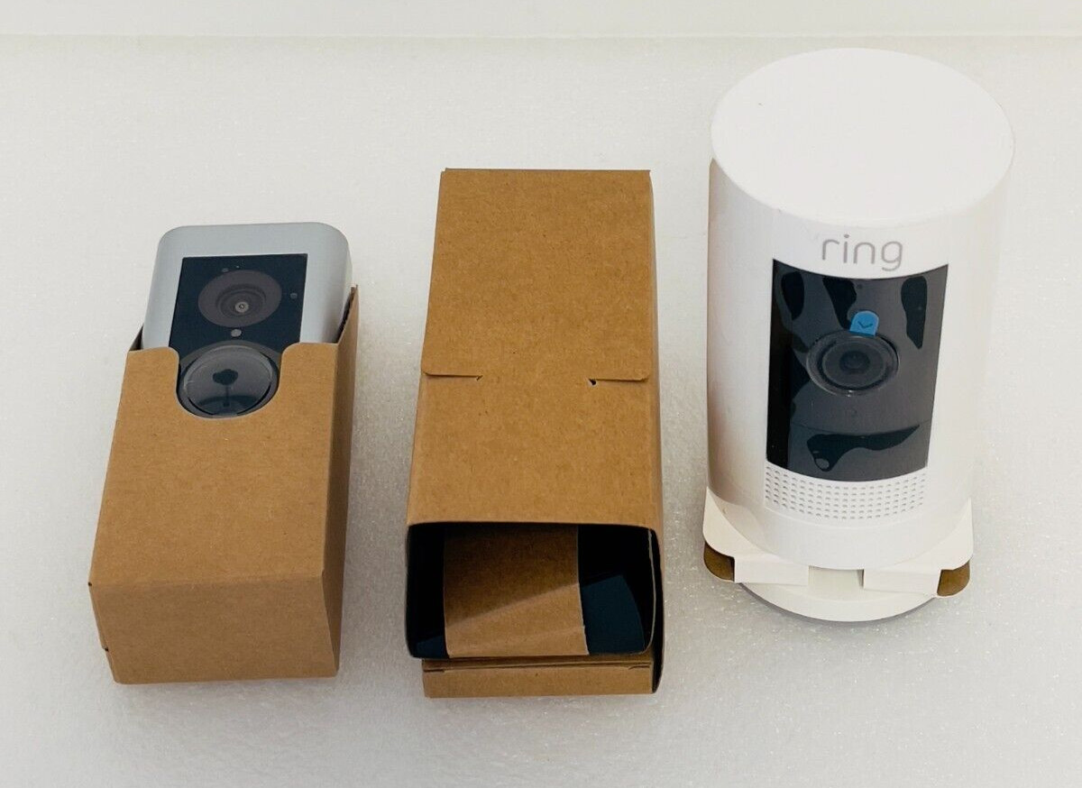 Ring Doorbell Pro 2 with Stick Up Cam Night Vision and 2 Way Audio, NEW
