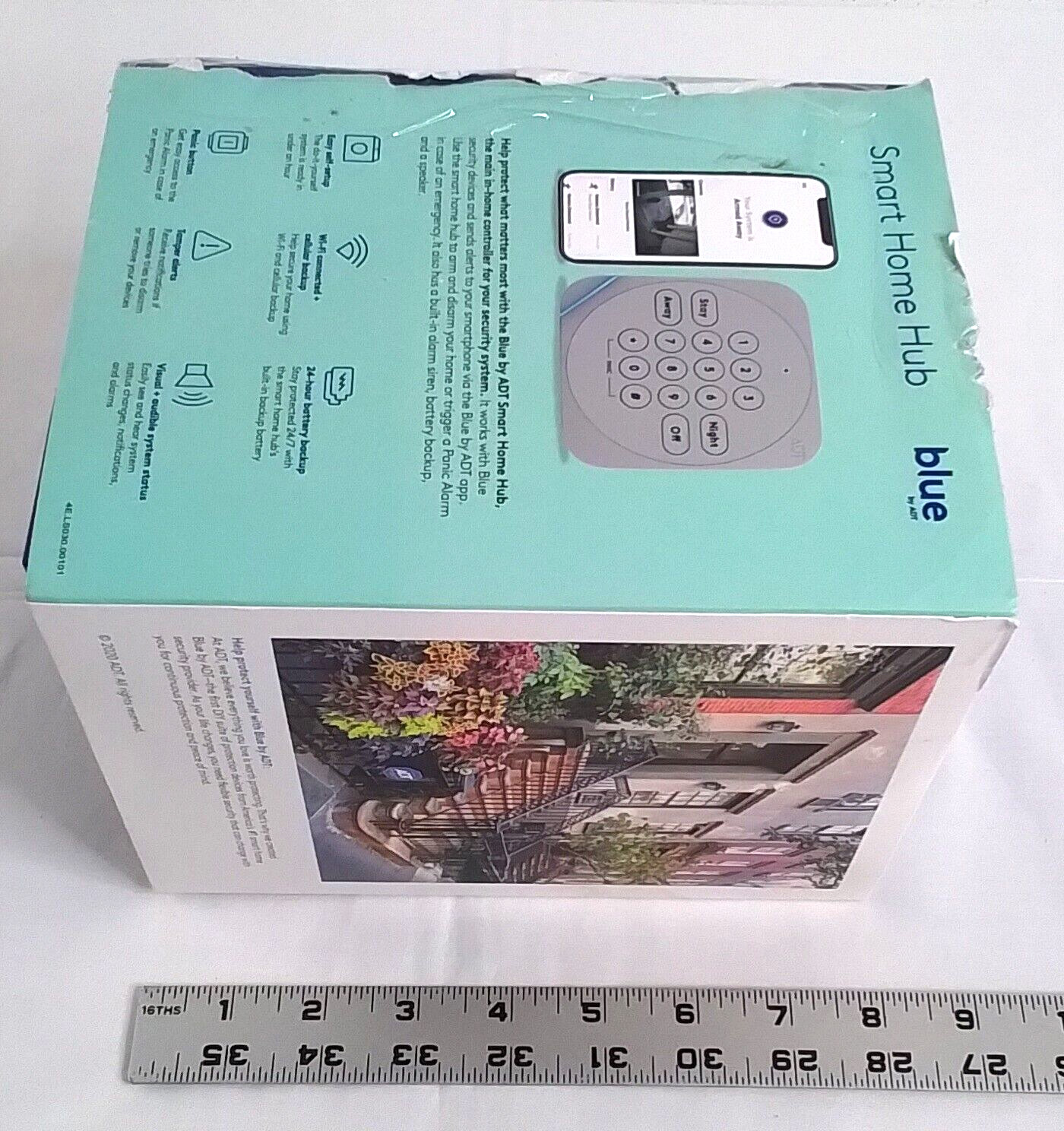 Blue ADT Smart Home Hub and Door/Window Sensors w/Sync Module 2 #W3093