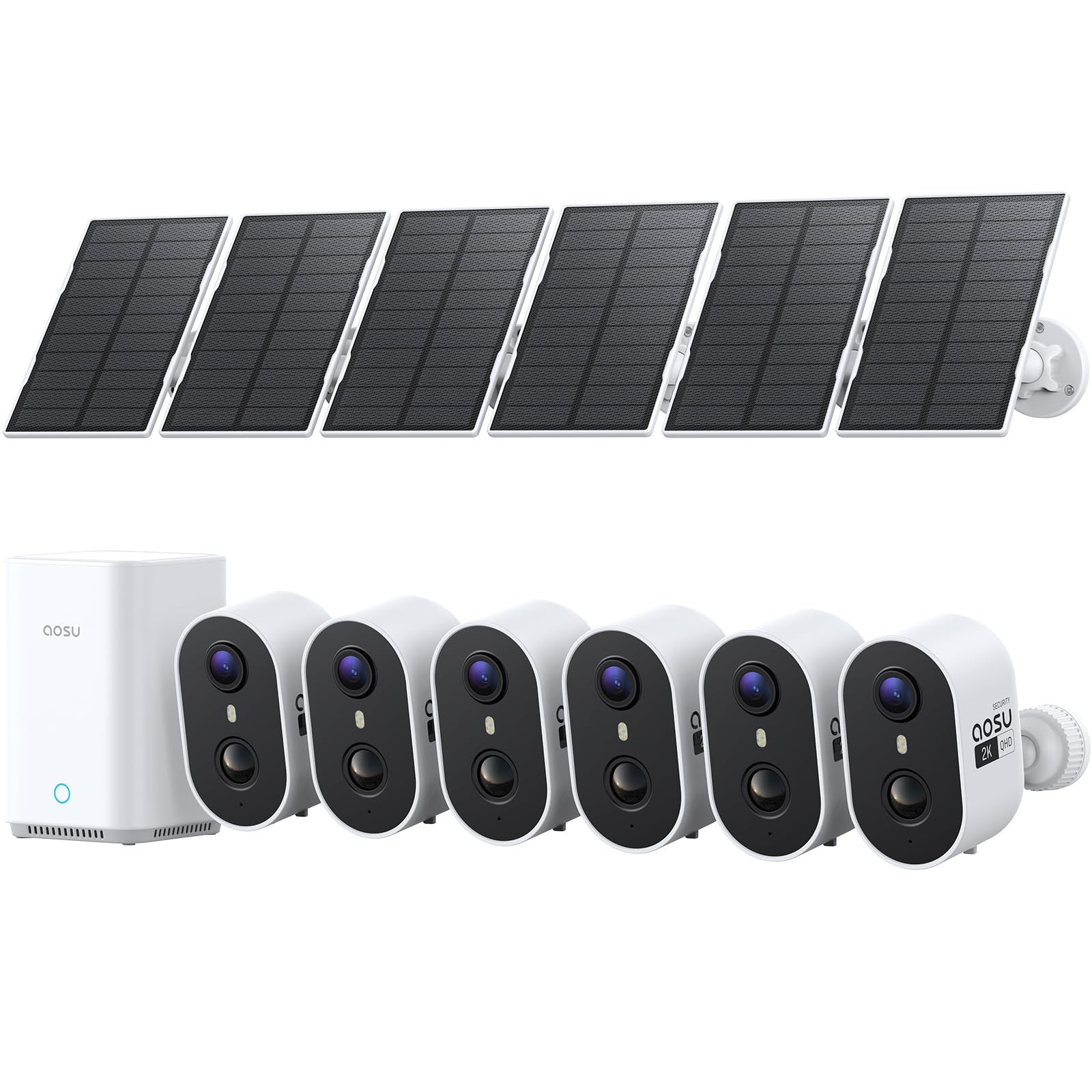 aosu Solar Security Cameras Wireless Outdoor, 2K HD Home Camera…