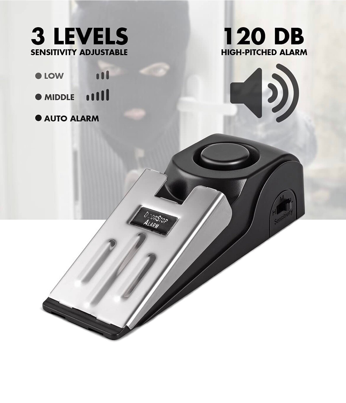 door stopper security alarm