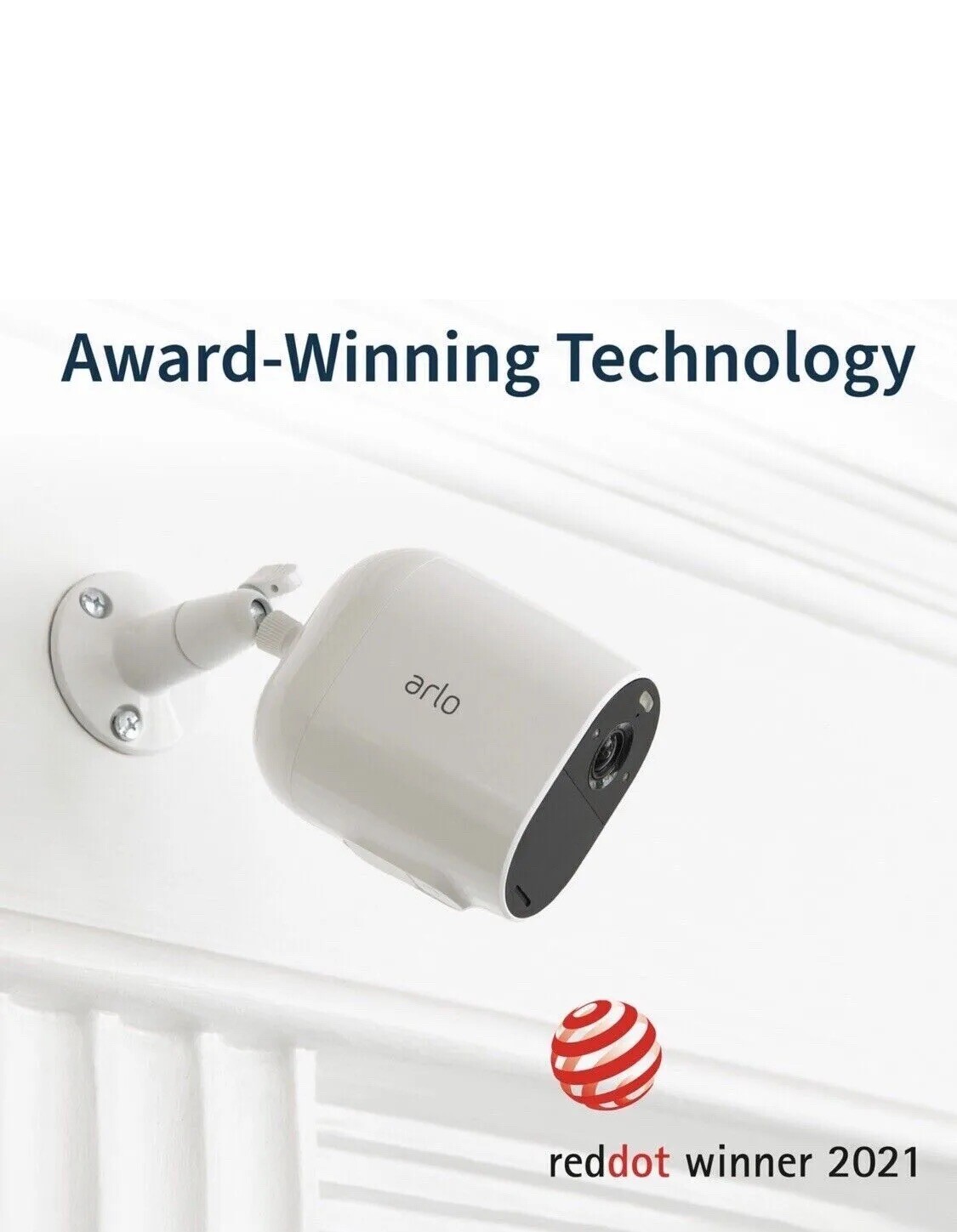 Arlo Essential Wireless Spotlight Security Cameras One Solar Panel 4 Cameras NEW