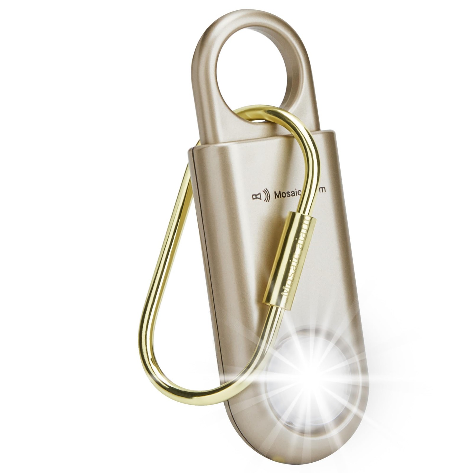 130dB Personal Safety Alarm Ultra Bright Strobe Light. Loud Sound Keychain Si…
