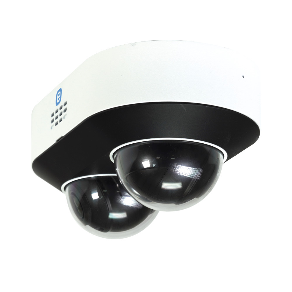 Epcom XDD41-GEN3 Camera IP Double Dome 4MP 2.8mm Lenses IR 98ft IK10 Mic