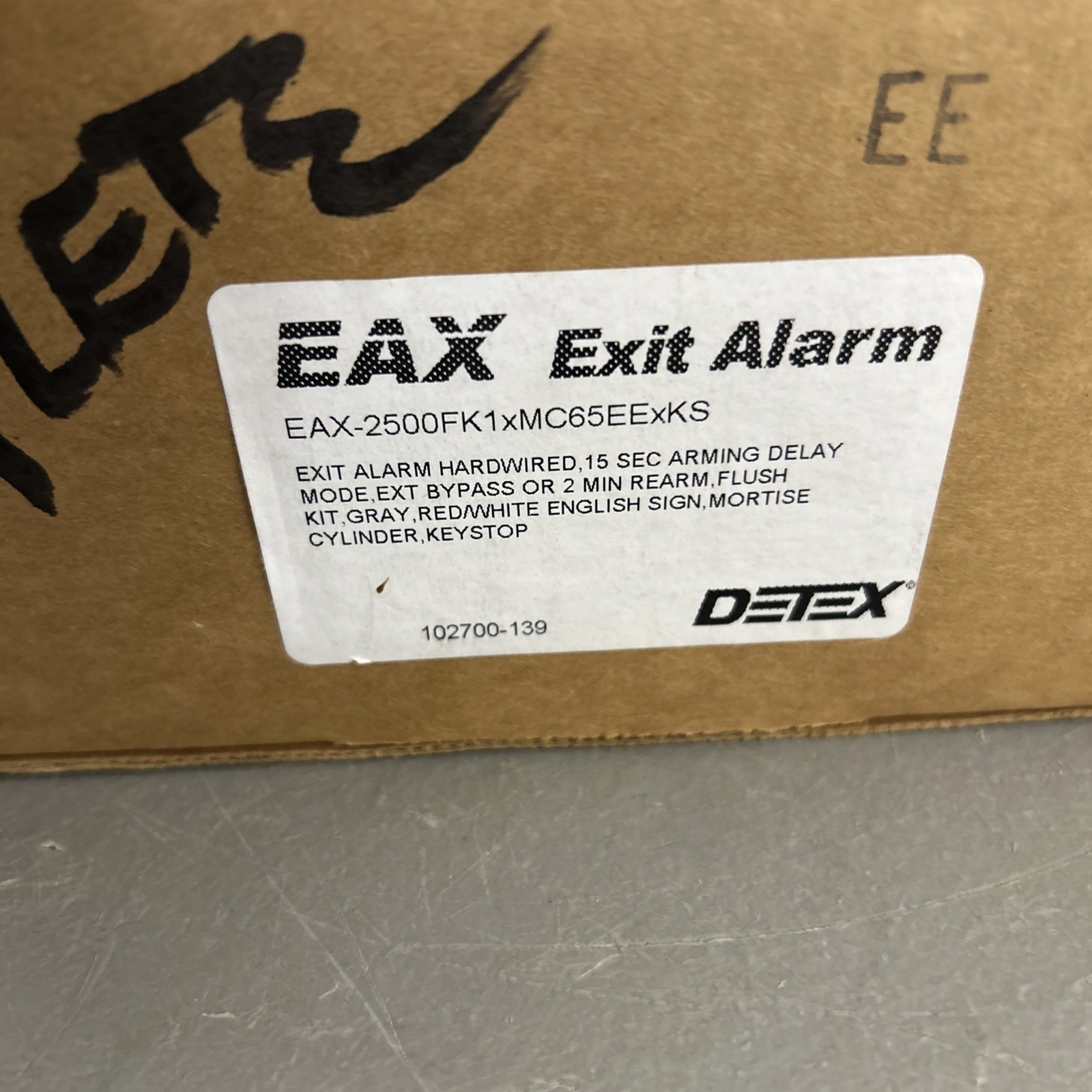DETEX EAX-2500 GRAY Exit Door Alarm