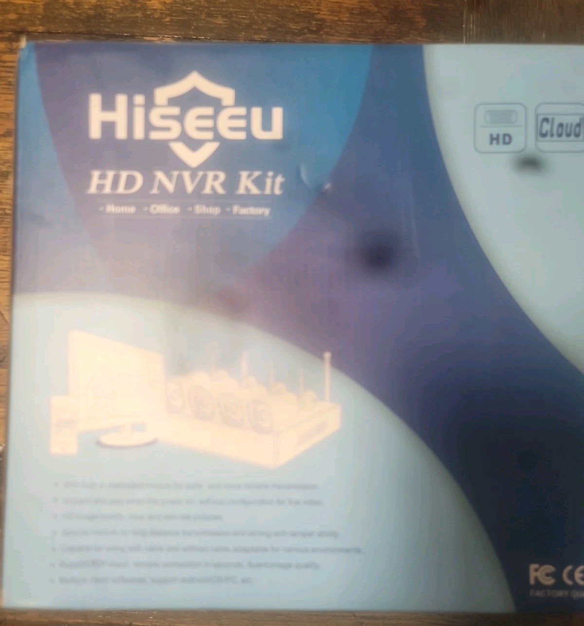 Hiseeu HD NVR CCTV WNKIT 8HB611-3T Total Of 8 Cameras